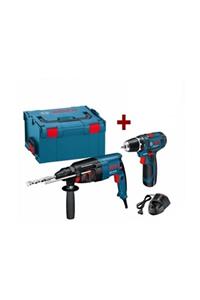 Bosch Profesyonel Seri Bosch Gbh 2-26 Dre + Gsr 10,8-2-li Set