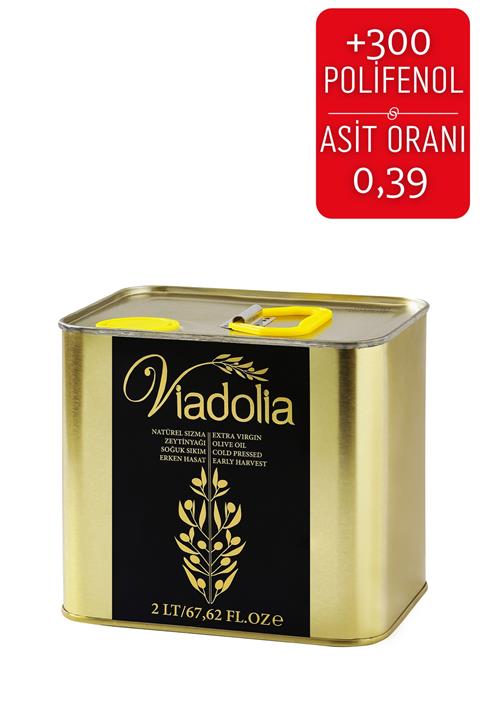 Viadolia Erken Hasat Soğuk Sıkım Natürel Sızma Zeytinyağı 2 lt