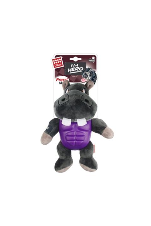 Gigwi 8090 Sesli Süper Kahraman Hipopotam Peluş Oyuncak