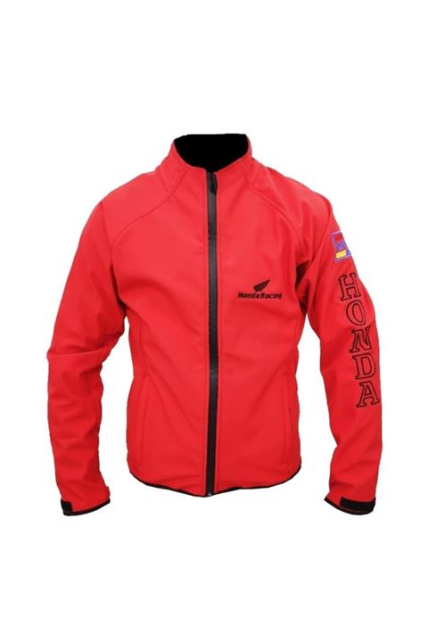 Motorcuengin Honda Racing Softshell Mont Su Ve Rüzgar Geçirmez Kırmızı