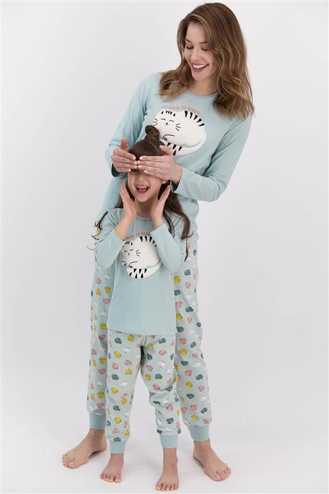 ROLY POLY Anne-kız Kombin Açık-mint Pijama Takım