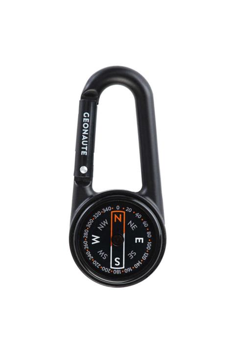 geonaute Karabina Kulplu Alüminyum Pusula Siyah  Kadc1018