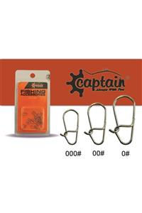 CAPTAIN 5018 Captain Inox Maket Klipsi Nıckel 15 Li No:000