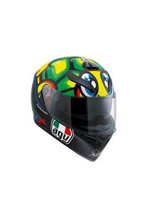 AGV K3 Sv Top Plk Rossi Misano 2015 Kapalı Kask