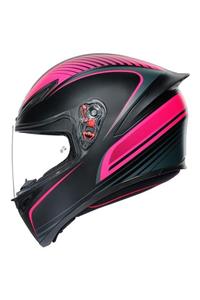 AGV K1 Multi Warmup Black Pink Kapalı Kask