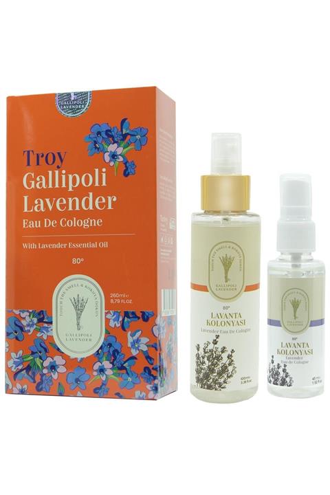 Dr. Lavender 3'lü Set Lavanta Kolonyası 100 Ml + 45 Ml Sprey Kolonya + 260 Ml Cam Lavanta Kolonyası