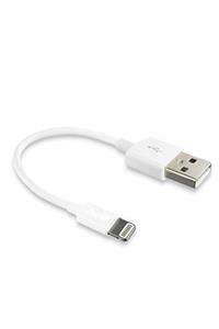 Alfais 4663 Usb Lightning Kısa Data Şarj Kablosu 20 Cm (apple Iphone Için)