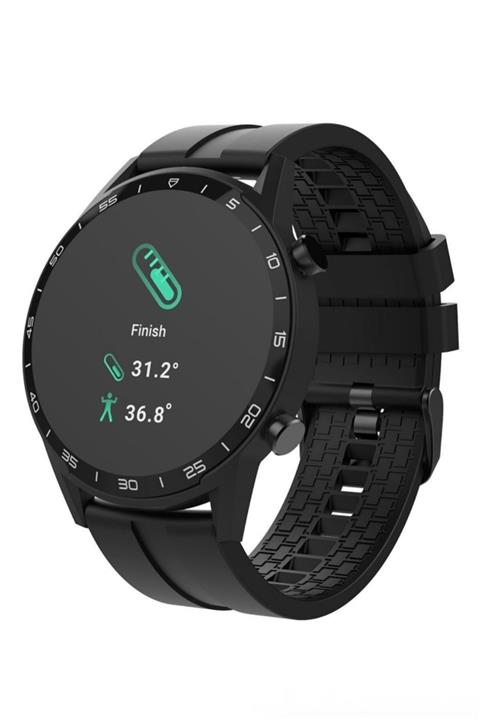 Ferrucci Smart Watch Unisex Siyah Türkçe Menü Akıllı Saat