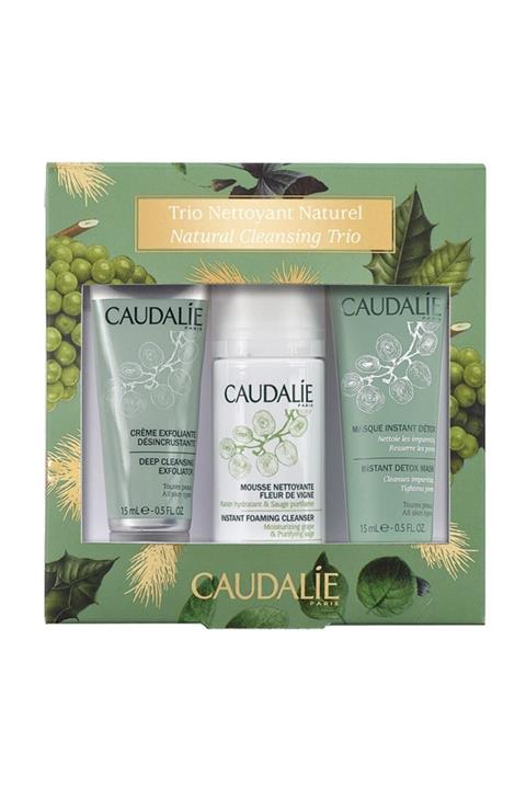 Caudalie Cleansing Trio Set - Yoğun Peeling & Temizleme Köpüğü & Detoks Etkili Maske 3522930026846