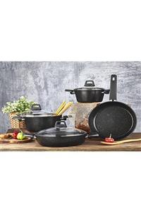 Amboss Kalsedon Granit 7 Parça Set