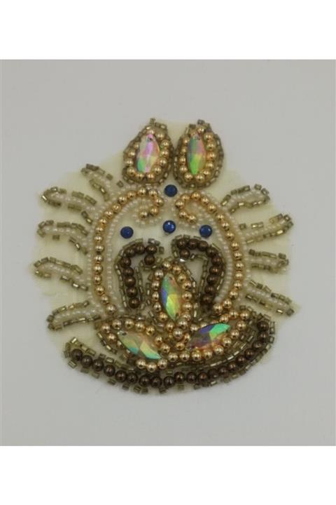 FİKA FEMME Hint Işi Boncuk Işleme Aplik