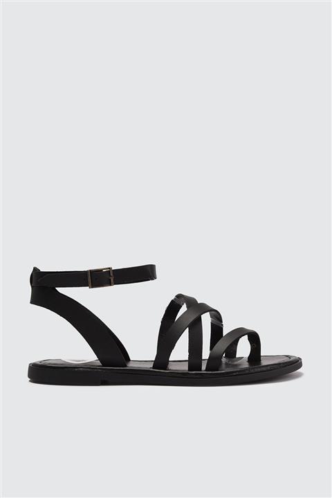 TRENDYOL SHOES Siyah Kadın Sandalet TAKSS21SD0010