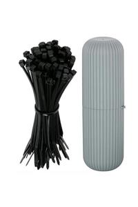 AKSUFEZ Plastik Beyaz Cırt Kelepçe 4.8 X 250 mm 100 Lü Tnr-0333