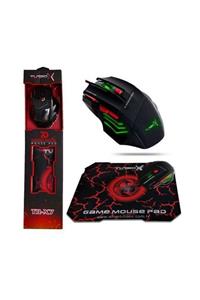 KEYWİN Keywın X7 Işıklı Gamıng 7d Mouse Ve Mouse Oyuncu Seti Işiklı Gamıng 7d Mouse Ve Pad Kırmızı