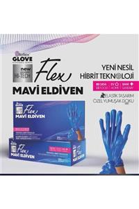 vomoto Hibrit Teknoloji Flex Eldiven Mavi Standart Beden 100 Adet