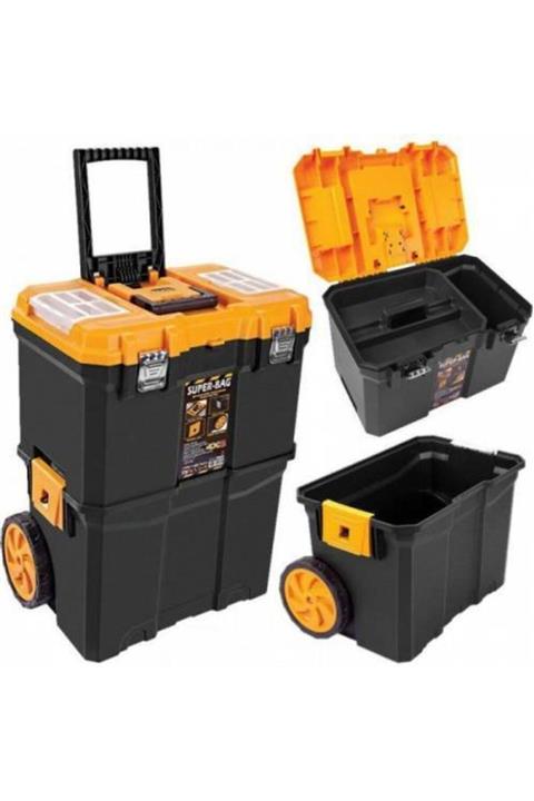 Adoil L Tekerlekli Plastik Takım Çantası