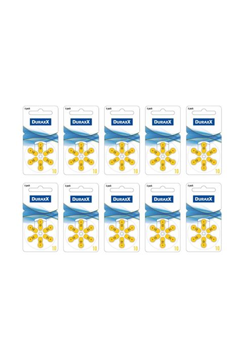 duraxx 10 Numara Işitme Kulak Pili 10 Adet