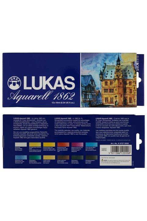 Lukas 1862 Aquarell Set 12x10ml