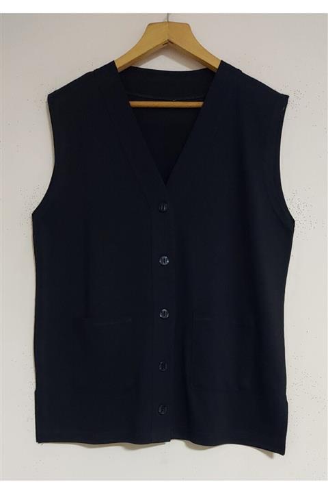 Nacar Anne Kadın Cepli Penye Yelek