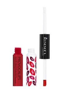 RIMMEL LONDON Ruj - Provocalips Kiss Proof Lip Colour 550 Play With Fire 3607344546705