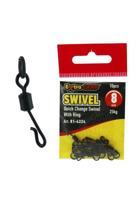 Extra Carp Quick Change Swivel With Ring