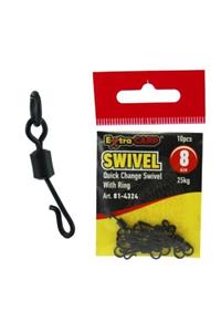 Extra Carp Quick Change Swivel With Ring