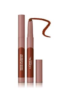 L'Oreal Paris Infaillible Matte Lip Crayon Kalem Mat Ruj - 109 Flirty Toffee