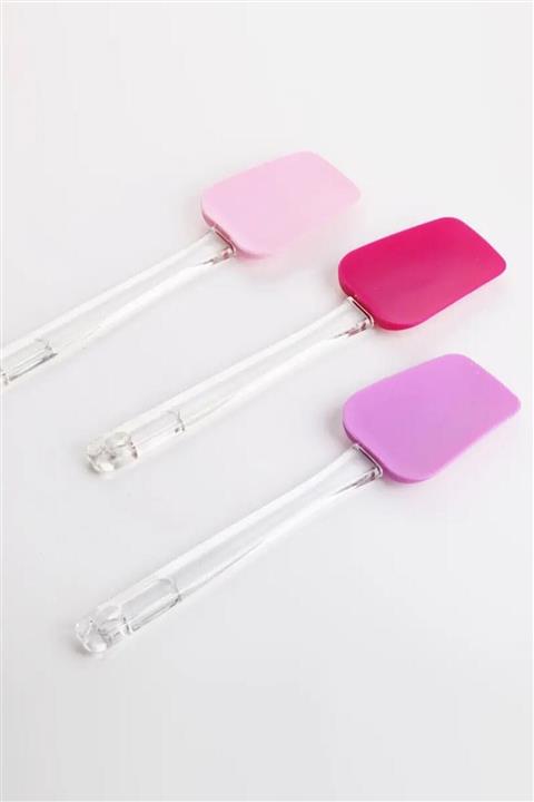 UrziKitchen 3'lü Büyük Boy Silikon Spatula