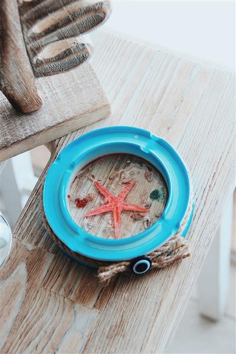 Arma House Bodrum Deniz Yıldızlı Yuvarlak Küllük