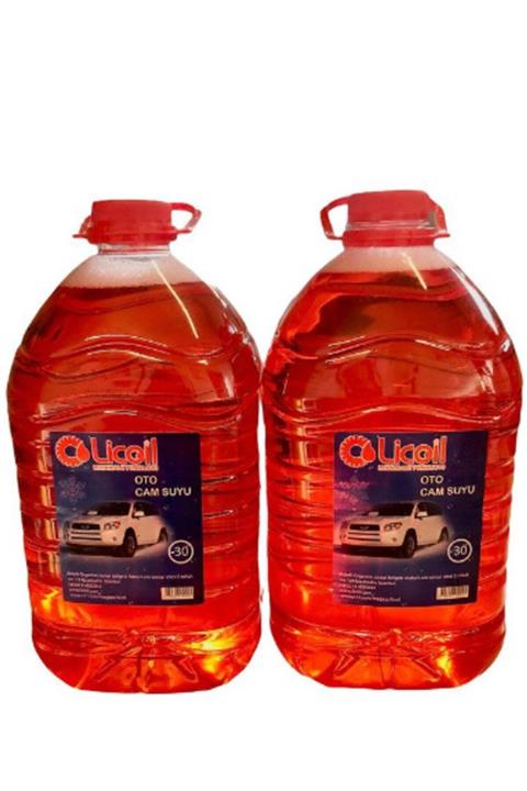 LİCOİL Lİcoil Yazlık Oto Cam Suyu Temizleyici&Şampuanlı&Parfümlü 5+5=10 LT