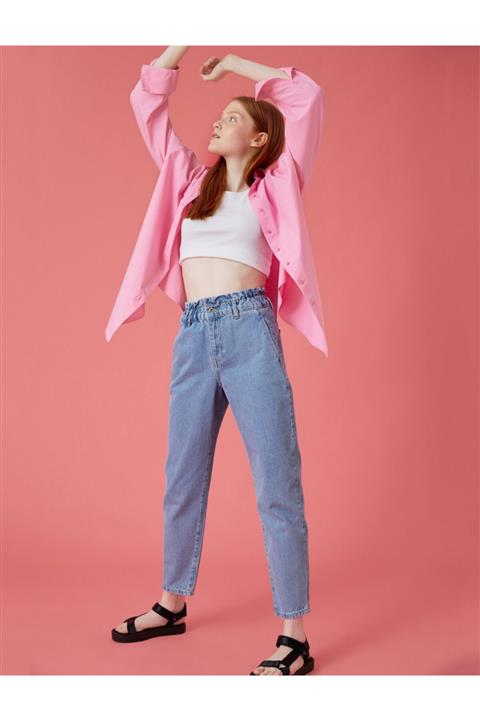 Koton Kadın Açık İndigo Jeans