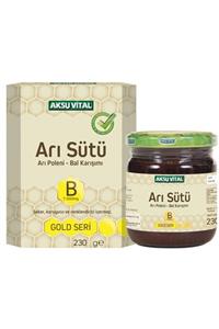 Aksu Vital Sepetse Çocuklar Için Arı Sütü Arı Poleni Bal Karışımı 230 Gr Gold Seri Şeker Koruyucu Içermez