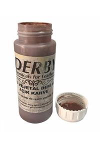 Derby Vejetal Vaketa Deri Için Örtücü Boya 100ml (leathercraft, Deri Hobi) Açık Kahve