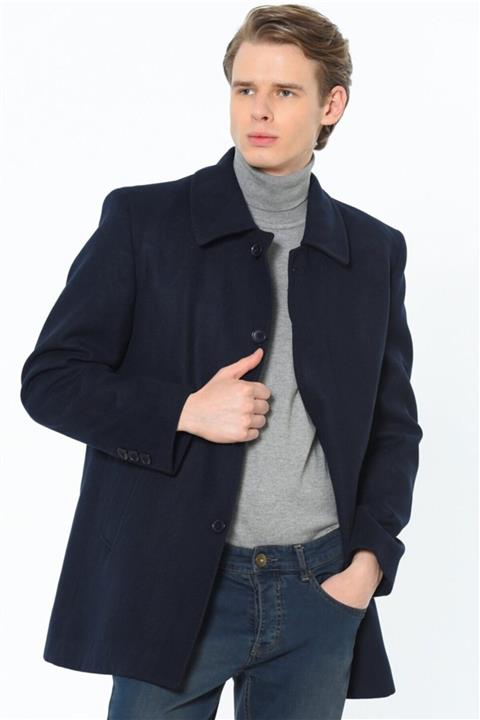 Dewberry Plt8206 Erkek Palto-lacivert