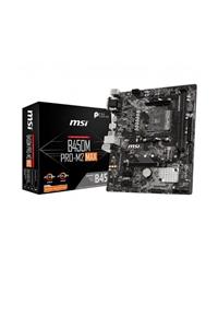 MSI Am4 B450 Ddr4 B450m Pro-m2 Max 4x Sata 1x M2/x4 Hdmı Dvı Amd Ryzen Graphics 3x (Pcıe) Matx