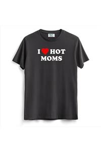 Outrail I Love Hot Moms Antrasit T-shirt