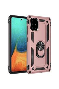 Samsung Galaxy A51 Kılıf Military Armor Ring Case Tank Zırh Yüzüklü Standlı