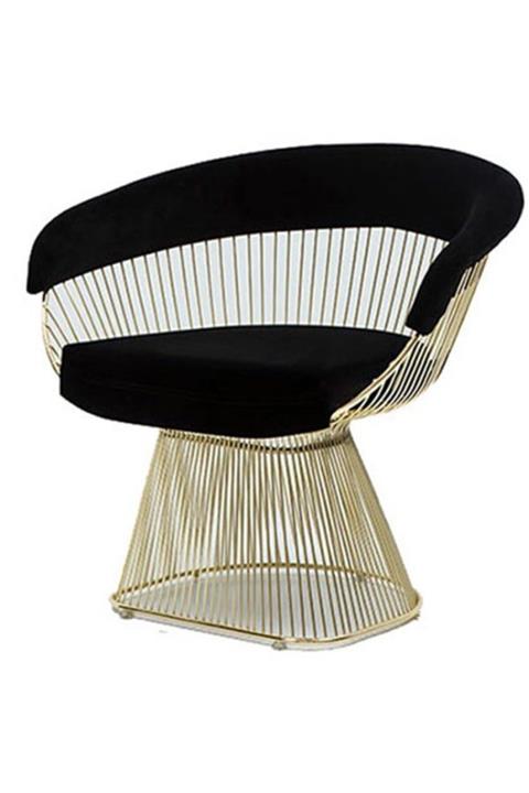 OSKBOSS Platner Demir Ayaklı Sandalye