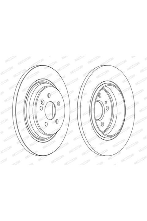 ÖZGÜÇYEDEK Fren Dıskı Arka Ml-class W163 9805