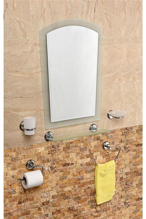 Çelik Ayna Clk810 Eko Çift Cam Gül Ayna Seti