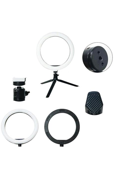 pilelistore 8inç 20cm Youtube Instagram Tiktok Selfie Stüdyo Video Fotoğraf Ring Light Tripod Led Halka Işık