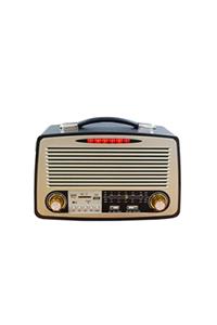 Kemai -md-1700bt Gold Nostalji Bluetooth-sd Kart Girişli Retro Vıntage Radyo