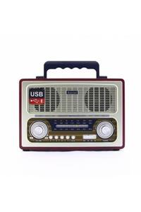 MağazanYanında Kemai Md-1800bt Retro Nostalji Radyo Bluetooth Fm Usb Sd Gri