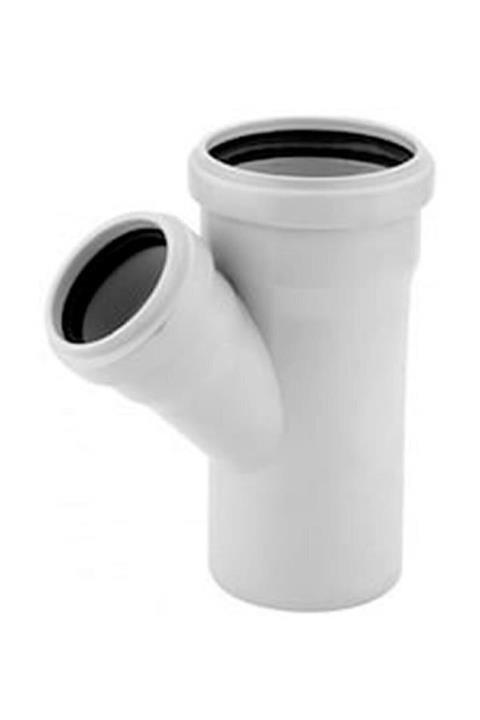 AKSUFEZ Pvc 125/100 Tek Çatal Atık Su Borusu