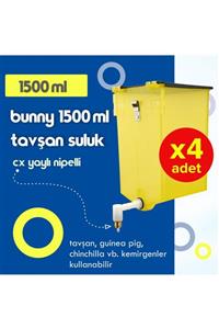 Vixpet Bunny Tavşan Suluk 1500 Ml Cx Nipelli X4