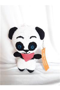 BY GAGA Amigurumi Organik Örgü Oyuncak Tombiş Panda