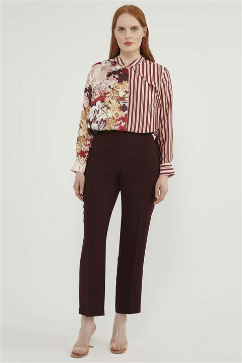 Aker Kadın Mürdüm Pantolon 20Y037180150-043