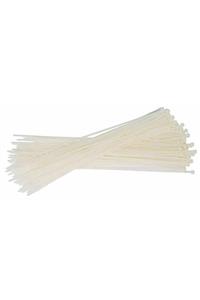 AKSUFEZ Beyaz Plastik Cırt Kelepçe 4.8 X 250 mm 100'lü Tnr-0337