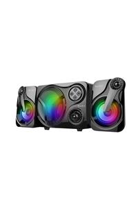 ULTRATEKNO Music D.j Bluetoothlu 2+1 Radyolu Usb Rgb Ses Sistemi