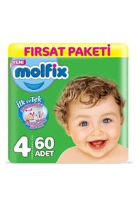 Molfix Bebek Bezi 4 Beden Maxi Fırsat Paketi 60 Adet